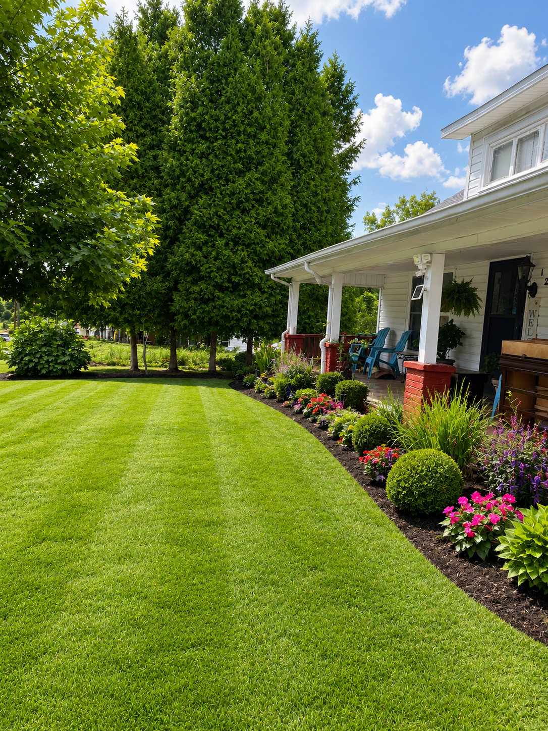 Recent finished lawn care project